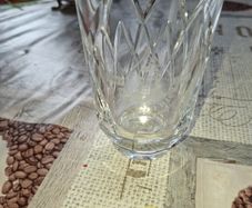 Dublin Crystal Edmund Rice 150th Anniversary Glass Vase