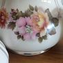 Beautiful Sadler England 3 Piece Teapot, Cream And Sugar Set Autumn Rose Image 3
