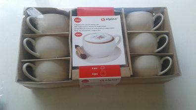 NEW Alpina  cappuccino set