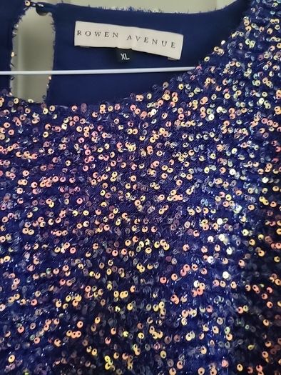 ladies sparkly top size 16