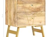Bedside Cabinet 40x30x50 cm Solid Mango Wood