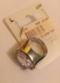 CZ Large Costume Ring