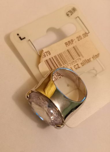 CZ Large Costume Ring