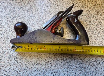 Vintage Millers Falls 9" Smoothing Hand Plane USA Woodworking Tool Cast Iron