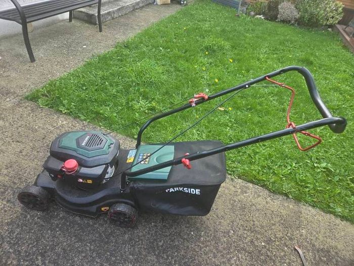 Parkside petrol lawn mower