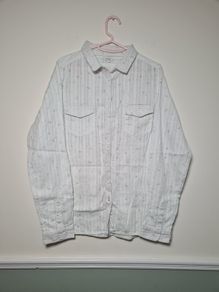 womens FAT FACE long sleeve shirt 100% cotton Size UK 14 EU 42