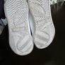 Girls Lacoste white trainers Image 4