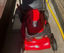 petrol lawnmower