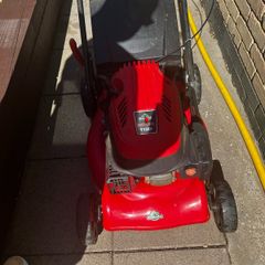 petrol lawnmower