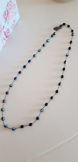 M&S Black Beaded Necklace