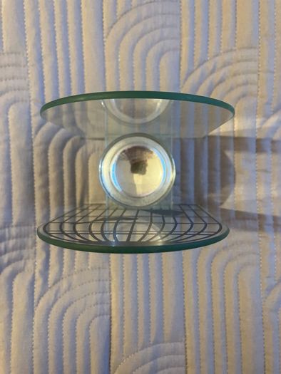 Beautiful Glass Bird Tealight holder