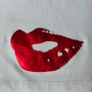 White Lady Gaga cropped top, size 8 Image 3