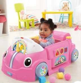 Fisher price laugh run and learn  crawl around car