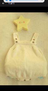 Baby knitted romper Spanish