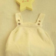 Baby knitted romper Spanish