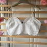 cami broderie anglaise bralette primark size 12 Bnwot Image 2