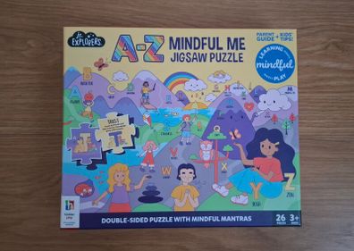 Kids' Mindfulness Double-Sided Jigsaw, 3+, 26 pices