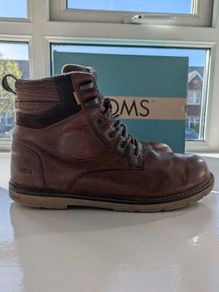 TOMS Ashland Men's Leather Boots (Size 10)