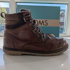 TOMS Ashland Men's Leather Boots (Size 10)