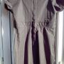 Topshop Self Striped Black Dress Image 3