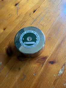 Irish bank saving box