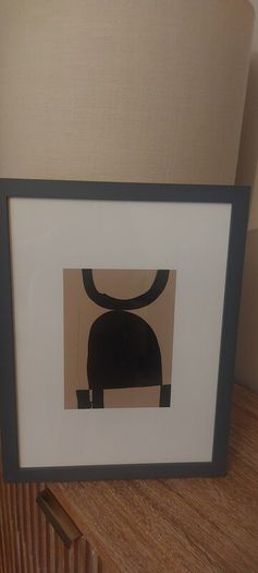 Modern Minimalist Abstract Framed Wall Art (43x33cm)
