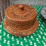 wooden  carved  cake  stand Image 2