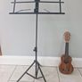 Soprano Ukulele, Cascha premium. Model HH 2024, Mahogany 21". Also folding music stand with carry bag. Image 2
