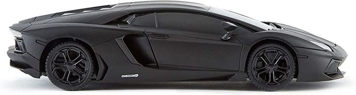 Lamborghini Aventador Official Licensed Remote Control Car with Working Lights, Radio Controlled On Road RC Car 1:24 Scale, 2.4Ghz Matte Black, Great Toys for Boys and Girls (FREE POSTAGE)
