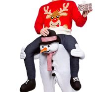 Christmas Snowman Costume Carry me