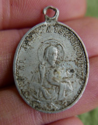 Antique Medals Pendants Holy Charms