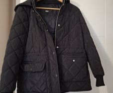 Dkny hooded quilted jacket size small