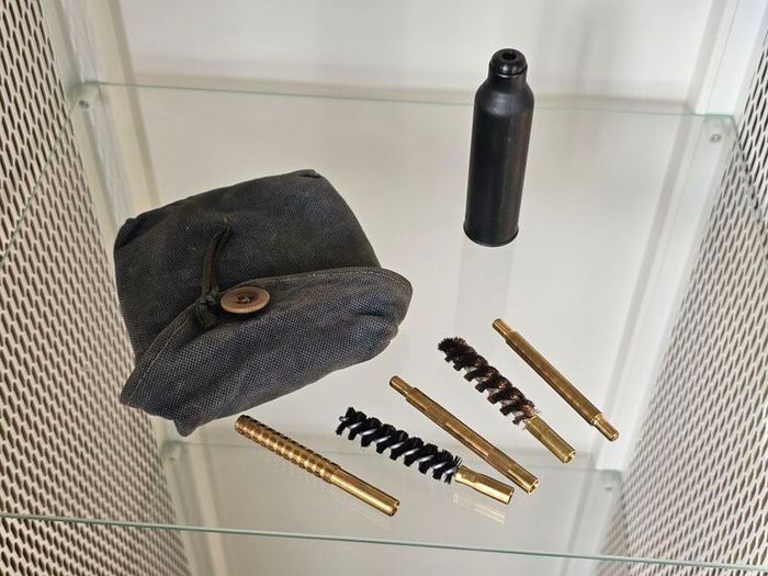 Vintage Swiss Army Military Issued M1949 SIG P210 Pistol Cleaning Kit Collectable Militaria