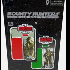 Star Wars 2020 Black Series Bounty Hunters 40th Anni 4-Loom & Zuckuss Figure Set