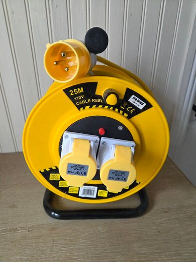 25M Cable Reel, 110V Heavy Duty