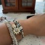 Silver-Tone Charm & Spiral Bracelets Set Image 2