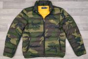 Polo Ralph Lauren Duck Down Puffer Camo Jacket Mens Medium