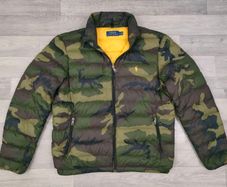 Polo Ralph Lauren Duck Down Puffer Camo Jacket Mens Medium