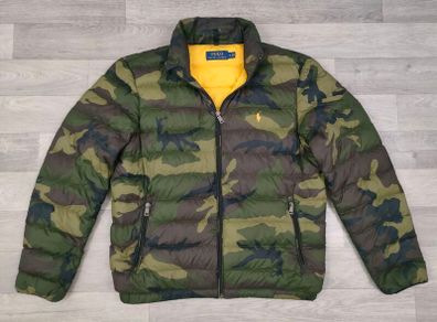 Polo Ralph Lauren Duck Down Puffer Camo Jacket Mens Medium