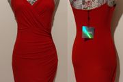 Stunning Missguided Red Dress  new with tags