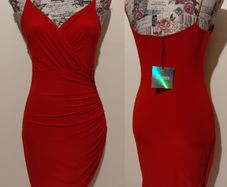 Stunning Missguided Red Dress  new with tags