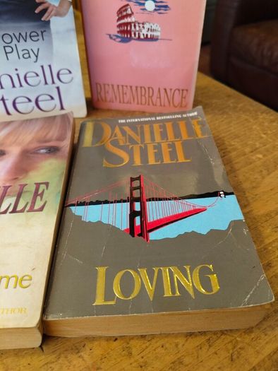 4 Danielle Steel books.