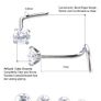20 Gauge Curved Nose Studs Stainless Steel Nose Rings Cubic Zirconia Piercing Body Jewelry, Screw and L Bend Shape, 8 Pieces Image 3