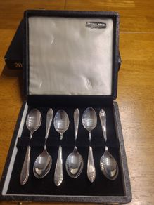 Vintage Silver Spoons - Hard case Arthur Price