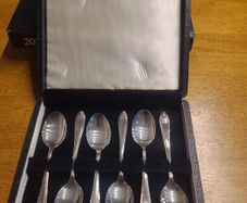Vintage Silver Spoons - Hard case Arthur Price