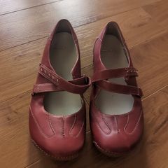 Red Clark's flat shoes