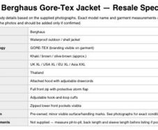 Rainjacket XL Mens