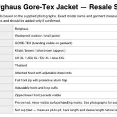 Rainjacket XL Mens
