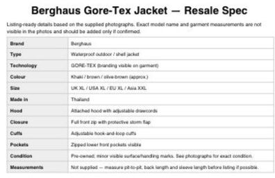 Rainjacket XL Mens