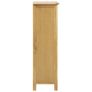 Wine Cabinet 56x32x110 cm Solid Oak Wood Image 5